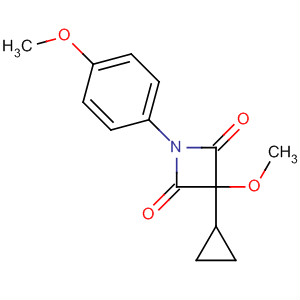 2,4-Azetidinedione, 3-cyclopropyl-3-methoxy-1-(4-methoxyphenyl)-