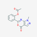 [2-(1-methyl-4-oxopyrazolo[3,4-d][1,3]oxazin-6-yl)phenyl] Acetate