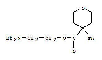 2H-Pyran-4-carboxylicacid, tetrahydro-4-phenyl-, 2-(diethylamino)ethyl ester