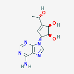 3-cyclopentene-1,2-diol, 5-(6-amino-9H-purin-9-yl)-3-[(1S)-1-hydroxyethyl]-, (1S,2R,5R)-