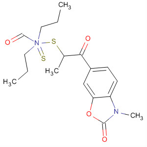 Carbamodithioic acid, dipropyl-,2-(2,3-dihydro-3-methyl-2-oxo-6-benzoxazolyl)-1-methyl-2-oxoethylester