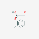 3-(3-Methylphenyl)oxetane-3-carboxylic acid