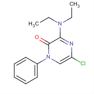 2(1H)-Pyrazinone, 5-chloro-3-(diethylamino)-1-phenyl-