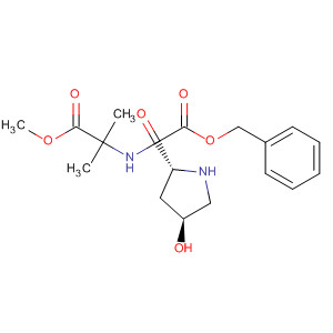 Alanine,N-[trans-4-hydroxy-1-[(phenylmethoxy)carbonyl]-L-prolyl]-2-methyl-,methyl ester