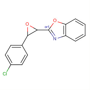 Benzoxazole, 2-[3-(4-chlorophenyl)oxiranyl]-, cis-