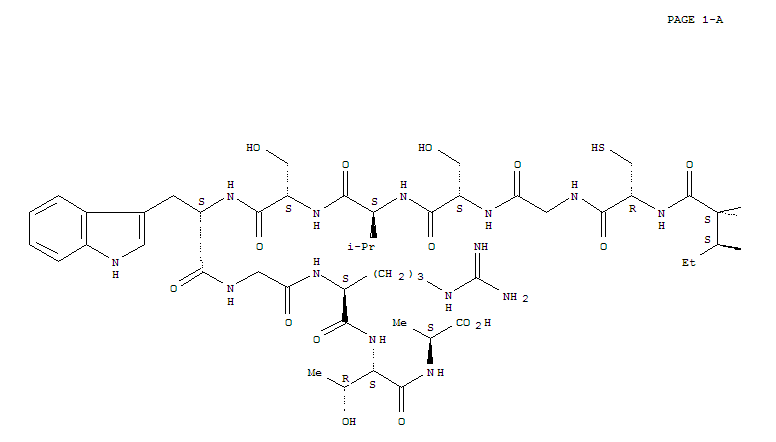 Relaxin(pig B-31-chain reduced), 2-L-arginine-