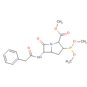 1-Azabicyclo[3.2.0]heptane-2-carboxylic acid,3-(dimethoxyphosphinyl)-7-oxo-6-[(phenylacetyl)amino]-, methyl ester