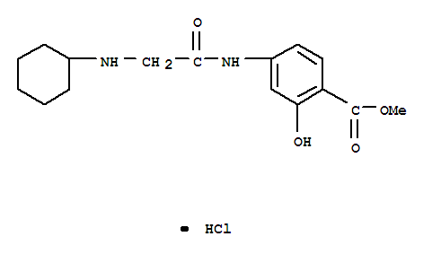 methyl 4-[(N-cyclohexylglycyl)amino]-2-hydroxybenzoate hydrochloride (1:1)