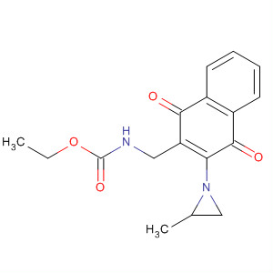 Carbamic acid,[1,4-dihydro-3-(2-methyl-1-aziridinyl)-1,4-dioxo-2-naphthalenyl]methyl-,ethyl ester