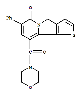 9-(morpholin-4-ylcarbonyl)-7-phenylthieno[2,3-a]indolizin-6(4H)-one