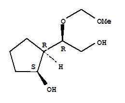 CYCLOPENTANEETHANOL,2-HYDROXY-SS-(METHOXYMETHOXY)-,[1-A-(R*),2-A-]-