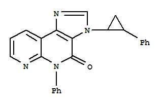 5-phenyl-3-(2-phenylcyclopropyl)-3,5-dihydro-4H-imidazo[4,5-c][1,8]naphthyridin-4-one