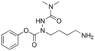 N(alpha)-(N,N-dimethylcarbamoyl)alpha-azalysine phenyl ester