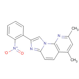 Imidazo[1,2-a][1,8]naphthyridine, 2,4-dimethyl-8-(2-nitrophenyl)-