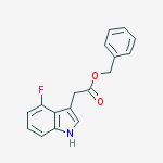 1H-Indole-3-acetic acid, 4-fluoro-, phenylmethyl ester