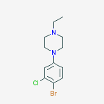 1-(4-Bromo-3-chlorophenyl)-4-ethylpiperazine
