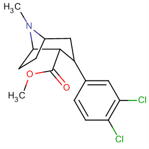 8-Azabicyclo[3.2.1]octane-2-carboxylic acid,3-(3,4-dichlorophenyl)-8-methyl-, methyl ester, (1R,2S,3S,5S)-