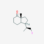 (1R,1'S)-Octahydro-1-(2'-iodo-1'-methylethyl)-7a-methyl-inden-4-one