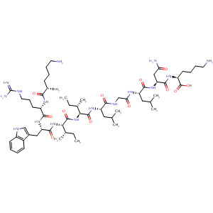 L-Lysine,L-lysyl-L-arginyl-L-tryptophyl-L-isoleucyl-L-isoleucyl-L-leucylglycyl-L-leucyl-L-asparaginyl-