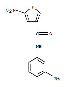 3-thiophenecarboxamide, N-(3-ethylphenyl)-5-nitro-