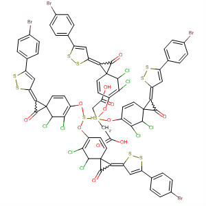 Acetic acid,2,2'-[dithiobis[[2-[5-(4-bromophenyl)-3H-1,2-dithiol-3-ylidene]-1-oxo-2,1-ethanediyl](2,3-dichloro-4,1-phenylene)oxy]]bis-