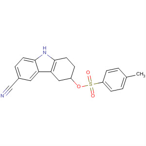 1H-Carbazole-6-carbonitrile,2,3,4,9-tetrahydro-3-[[(4-methylphenyl)sulfonyl]oxy]-