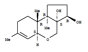 Cyclopenta[c][1]benzopyran-3,3a(4H)-diol,1,2,3,5a,8,9,9a,9b-octahydro-7,9a,9b-trimethyl-, [3R-(3a,3ab,5ab,9aa,9bb)]-