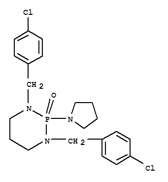 1,3-bis(4-chlorobenzyl)-2-(pyrrolidin-1-yl)-1,3,2-diazaphosphinane 2-oxide