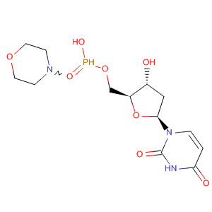 Uridine, 2'-deoxy-, 5'-(hydrogen 4-morpholinylphosphonate)