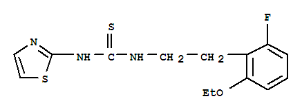 thiourea, N-[2-(2-ethoxy-6-fluorophenyl)ethyl]-N'-2-thiazolyl-