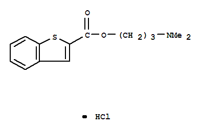 3-(dimethylamino)propyl 1-benzothiophene-2-carboxylate