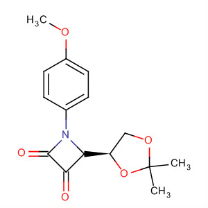 2,3-Azetidinedione,4-[(4S)-2,2-dimethyl-1,3-dioxolan-4-yl]-1-(4-methoxyphenyl)-, (4S)-