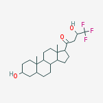 4,4,4-trifluoro-3-hydroxy-1-(3-hydroxy-10,13-dimethyl-2,3,4,5,6,7,8,9,11,12,14,15,16,17-tetradecahydro-1h-cyclopenta[a]phenanthren-17-yl)butan-1-one