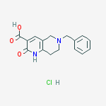 6-benzyl-2-oxo-1,2,5,6,7,8-hexahydro-1,6-naphthyridine-3-carboxylic acid hydrochloride