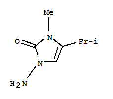 2H-Imidazol-2-one,1-amino-1,3-dihydro-3-methyl-4-(1-methylethyl)-