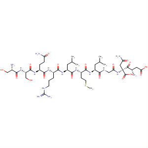 L-Asparagine,L-seryl-L-seryl-L-glutaminyl-L-arginyl-L-leucyl-L-methionyl-L-leucylglycyl-L-a-aspartyl-