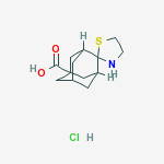 5'H-spiro[1,3-thiazolidine-2,2'-tricyclo[3.3.1.1~3,7~]decane]-5'-carboxylic acid hydrochloride