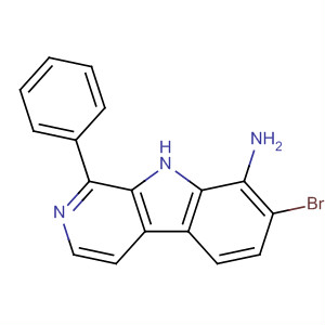 9H-Pyrido[3,4-b]indol-8-amine, 7-bromo-1-phenyl-