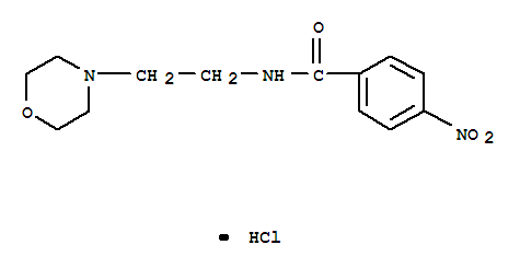 N-[2-(morpholin-4-yl)ethyl]-4-nitrobenzamide hydrochloride (1:1)