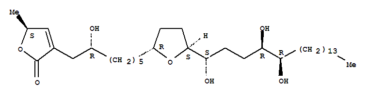 (5S)-3-[(2R)-2-hydroxy-7-{(5S)-5-[(1S,4R,5R)-1,4,5-trihydroxynonadecyl]tetrahydrofuran-2-yl}heptyl]-5-methylfuran-2(5H)-one