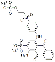 disodium 1-amino-9,10-dihydro-9,10-dioxo-4-[[4-[[2-(sulphonatooxy)ethyl]sulphonyl]phenyl]amino]anthracene-2-sulphonate