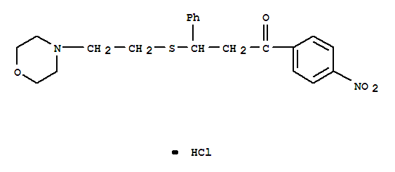 3-{[2-(morpholin-4-yl)ethyl]sulfanyl}-1-(4-nitrophenyl)-3-phenylpropan-1-one