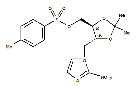 1,3-Dioxolane-4-methanol, 2,2-dimethyl-5-[(2-nitro-1H-imidazol-1-yl)methyl]-, 4-methylbenzenesulfonate (ester), (4R-trans)-