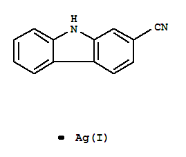 9H-Carbazole-2-carbonitrile,silver(1+) salt (1:1)