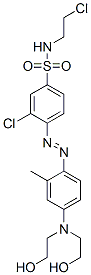 4-[[4-[bis(2-hydroxyethyl)amino]-o-tolyl]azo]-3-chloro-N-(2-chloroethyl)benzenesulphonamide
