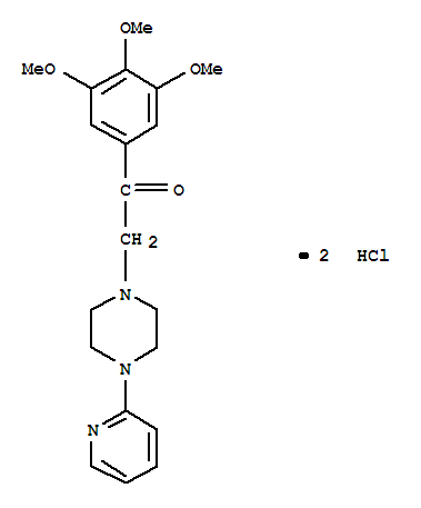 2-[4-(pyridin-2-yl)piperazin-1-yl]-1-(3,4,5-trimethoxyphenyl)ethanone dihydrochloride