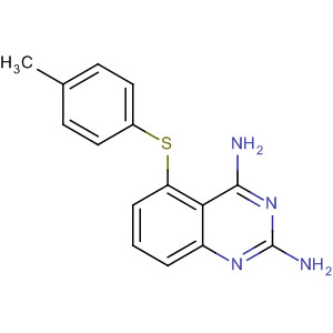 5-[(4-methylphenyl)thio]quinazoline-2,4-diamine