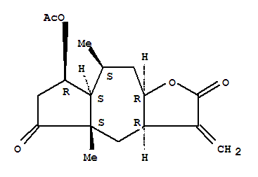 Azuleno[6,5-b]furan-2,5-dione,7-(acetyloxy)decahydro-4a,8-dimethyl-3-methylene-, (3aR,4aS,7R,7aS,8S,9aR)-