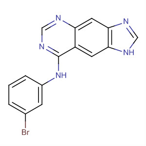 1H-Imidazo[4,5-g]quinazolin-8-amine, N-(3-bromophenyl)-