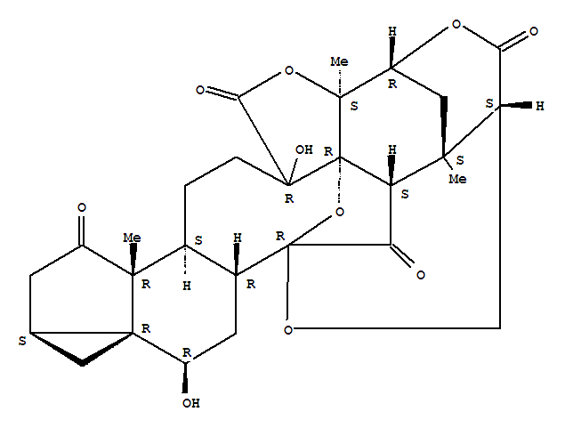 2H-6,10-(Epoxymethano)-6,8:9,13-dimethanocycloprop[1,7a]indeno[4,5-f]oxocino[3',4':2,3]furo[3,4-b]oxocin-1,11,15,21(4H,8H,15aH)-tetrone,dodecahydro-4,15a-dihydroxy-9,13a,17b-trimethyl-, [2aS-(2aa,3aS*,4b,5ab,6a,7aS*,8a,9b,10a,13b,13aa,15ab,17aa,17bb)]-